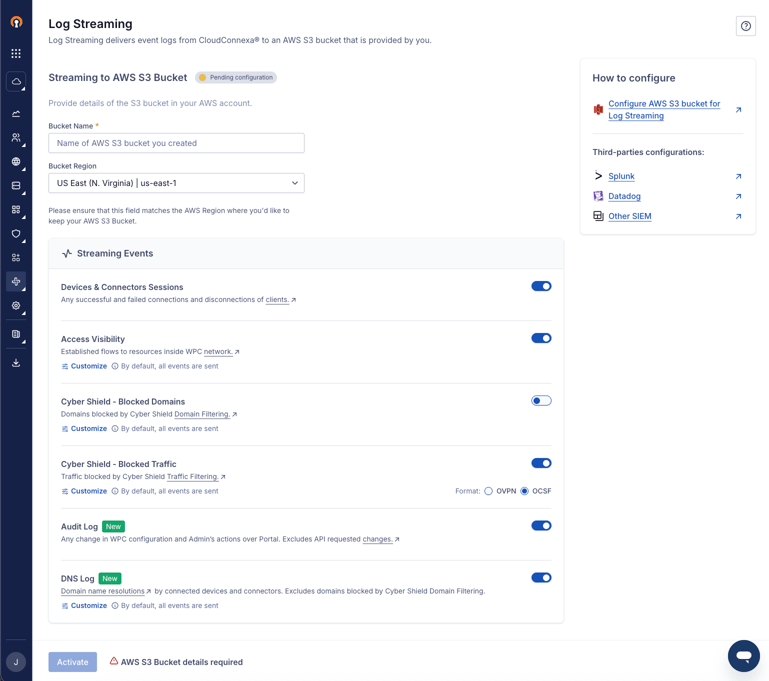 Now Available — Log Streaming for CloudConnexa®