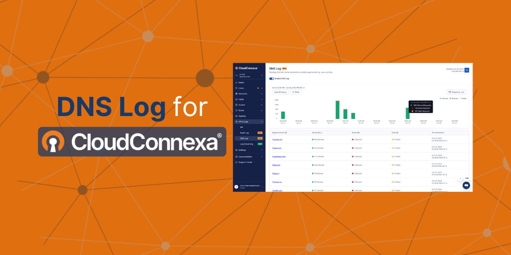 Introducing DNS Log for CloudConnexa